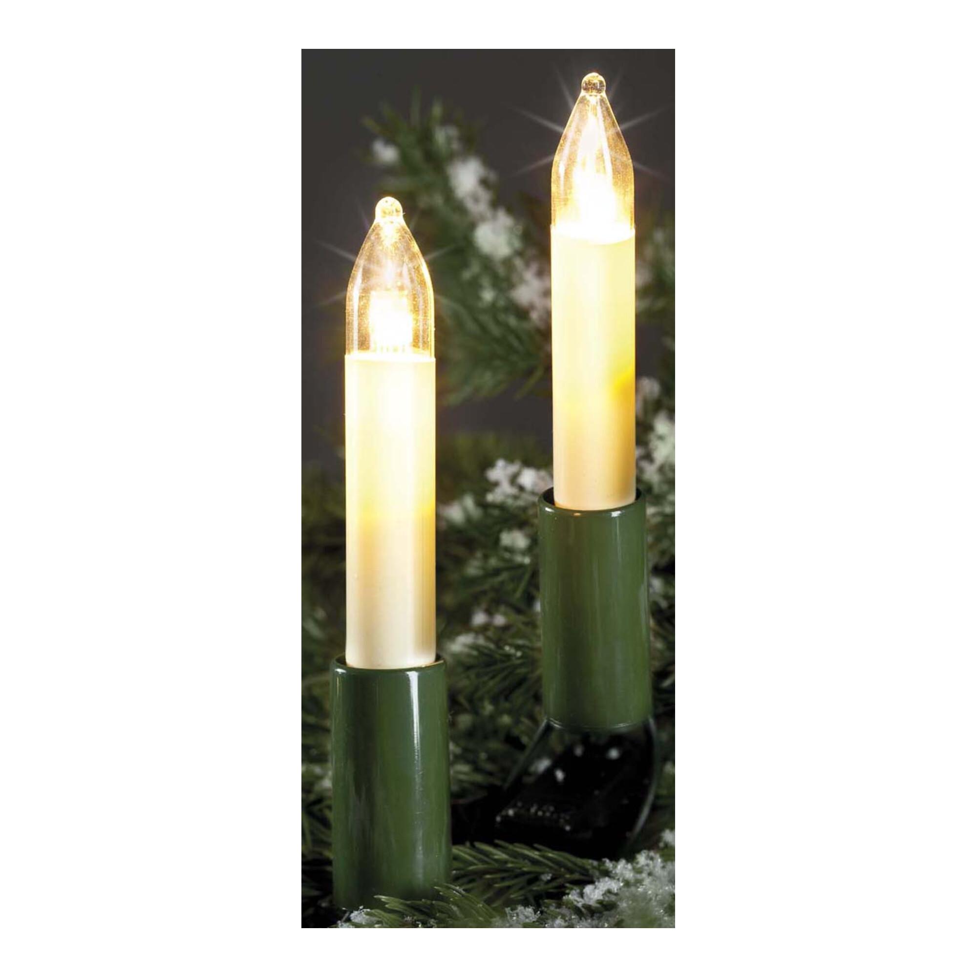 Hellum LED-Schaftkerzenkette 15er warmweiß (801545)