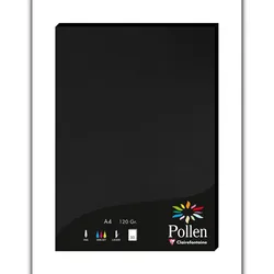 Pollen 10x Papier A4 Pollen 120g 50 Blatt - Schwarz 4298C