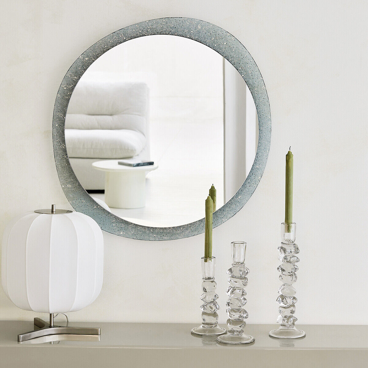 AM.PM Bougeoir en verre transparent, H23 cm, Qimera