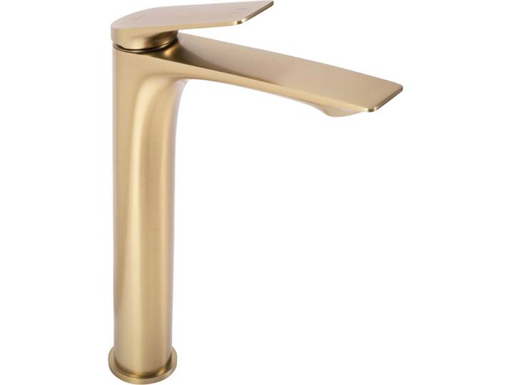 Rea Avalon Gold Brush High - Wastafelkraan - Goud