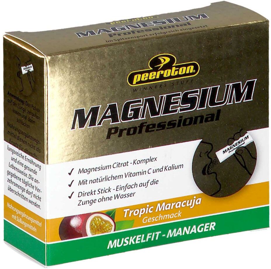 Peeroton Magnesium Professional Sticks Maracuja 20stk