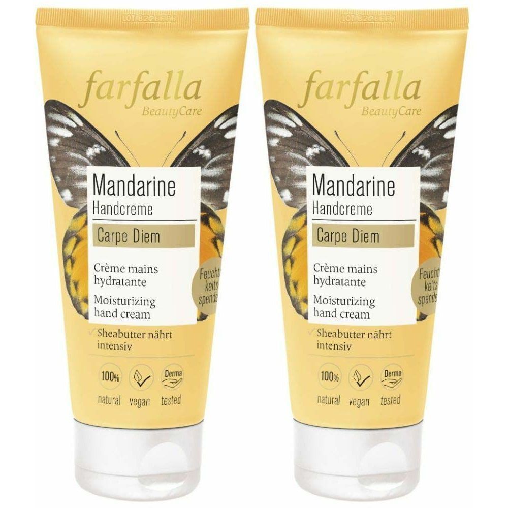 Farfalla Handcreme Mandarine 50 ml x2 2x50 Creme