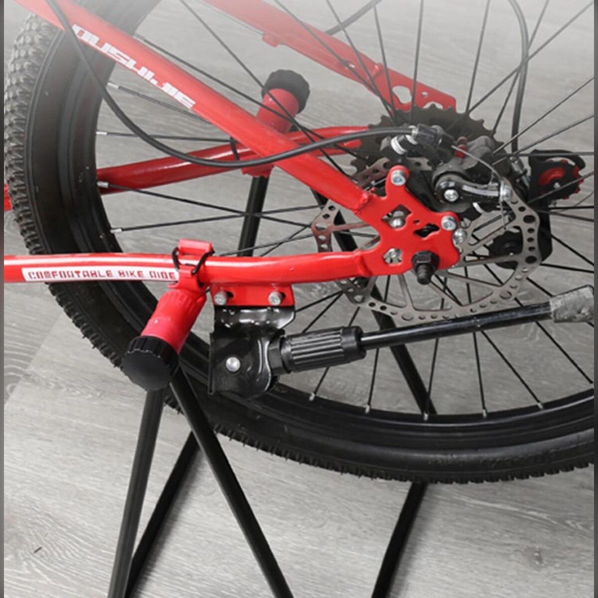 INF Faltbarer Fahrrad Dreieckiger Vertikaler Parkständer - Aluminiumlegierung & PVC