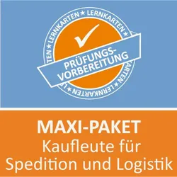 Maxi-Paket Lernkarten Kaufmann für Spedition und Logistik Prüfung, Schulbücher