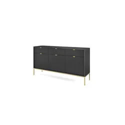 Sideboard   ¦ schwarz ¦ Maße (cm): B: 154 H: 83