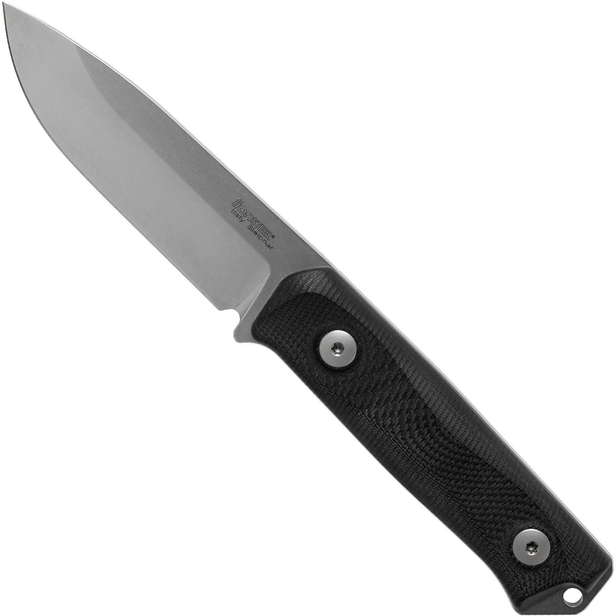 Lionsteel B41 Black G10 B41-BK coltello bushcraft