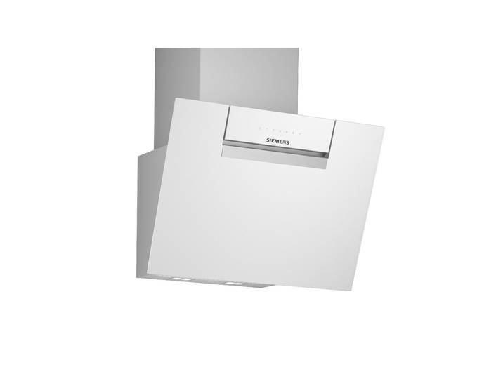 SIEMENS Kopffreihaube LC67KFN20 , Energieeffizienz: A+ (A+++-D), silber (weiß), B:59cm H:32cm T:43,3cm, Dunstabzugshauben, Geruchs- & geräuscharme Küche dank leistungsstarkem iQdrive-Motor