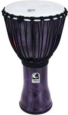 "Toca 12"" Synergy Freest. Djembe WP Woodstock Purple"