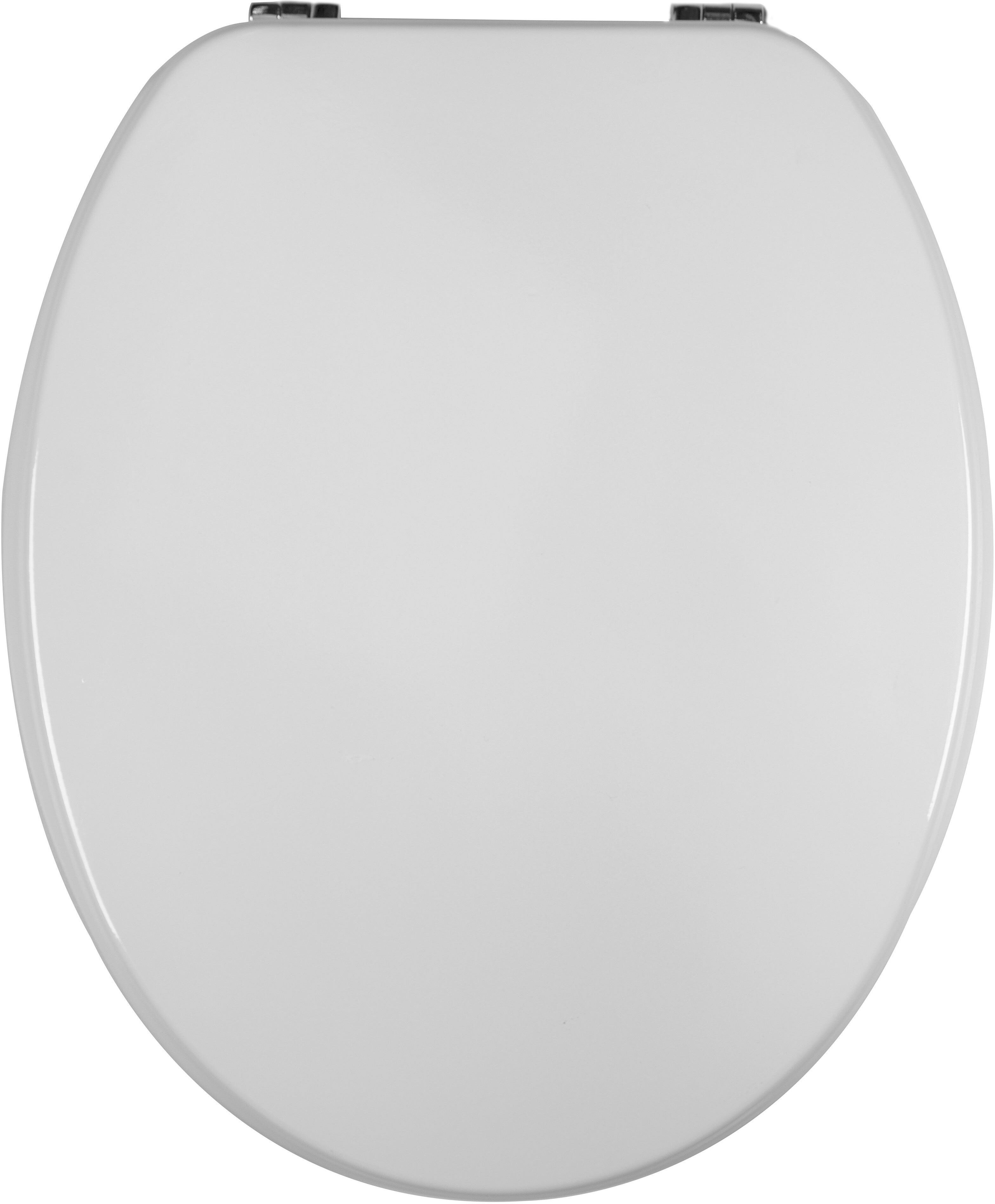 Tecnomat COPRIWATER UNIVERSALE OVALE IN MDF BIANCO CON CERNIERE IN ZAMA