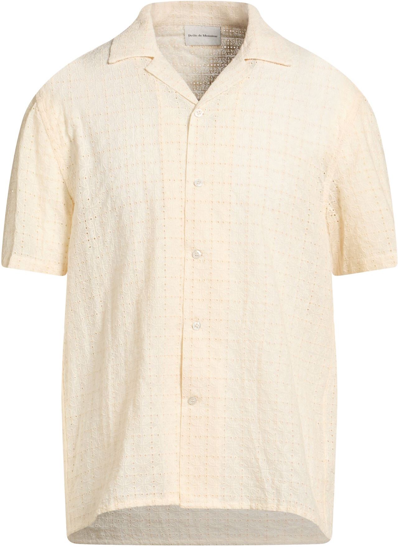Monsieur Camisa Hombre Marfil M,S Hombre