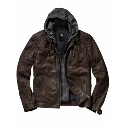 Hausboot-Lederjacke