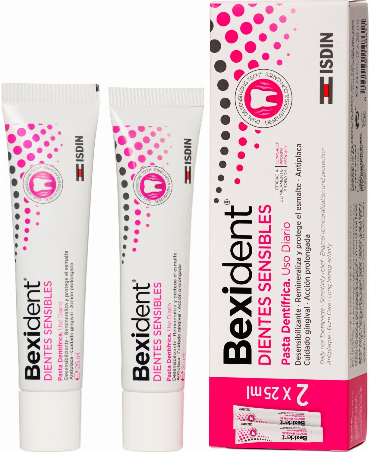 ISDIN Bexident Dientes Sensibles Pasta Dentífrica 2x25ml
