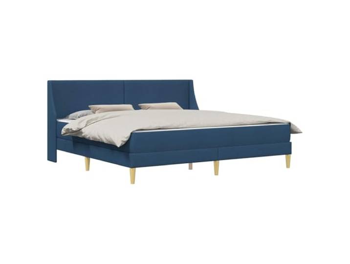 MNCVXAXG Bett mit Matratze aus Polyester mit Kopfteil Lattenrost, robustes Sperrholz, abnehmbare Abdeckung, einfache Montage