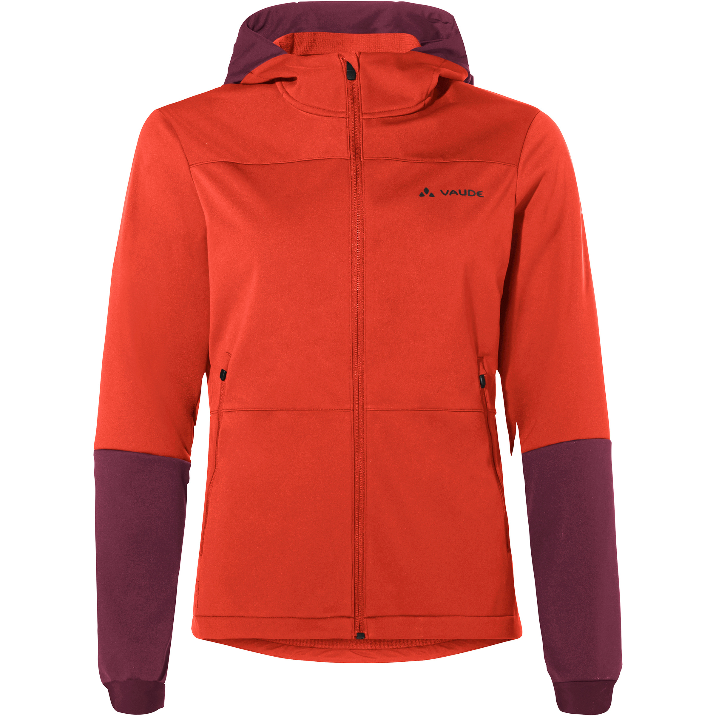 Vaude Qimsa Softshell Damen Softshelljacke rot Größe M Mountainbike Wasserabweisend Wasserabweisend