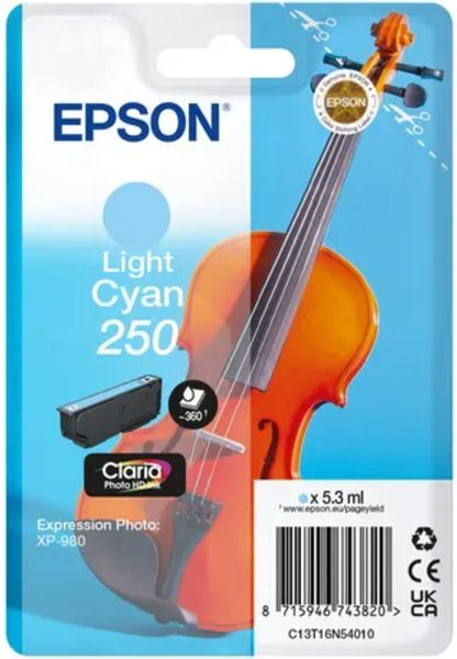 Epson 250 (C13T16N54010) - Hellcyan - Druckerpatrone