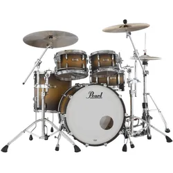 Pearl Masters Maple Pure 22" Matte Olive Burst L-Rod Gyrolock - Schlagzeug