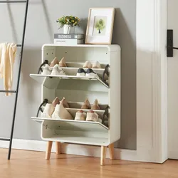 Schuhkipper Aure 96x63x24 cm Weiß [en.casa]