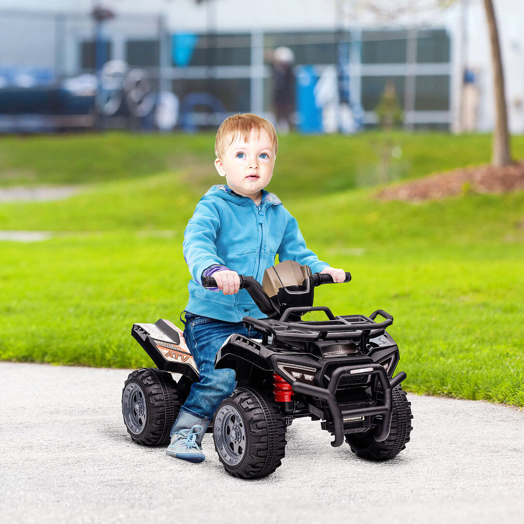 Goodner Isabelle & Max 6V Kids Electric Ride on Car Toddlers Quad Bike 18-36 Months Black 1