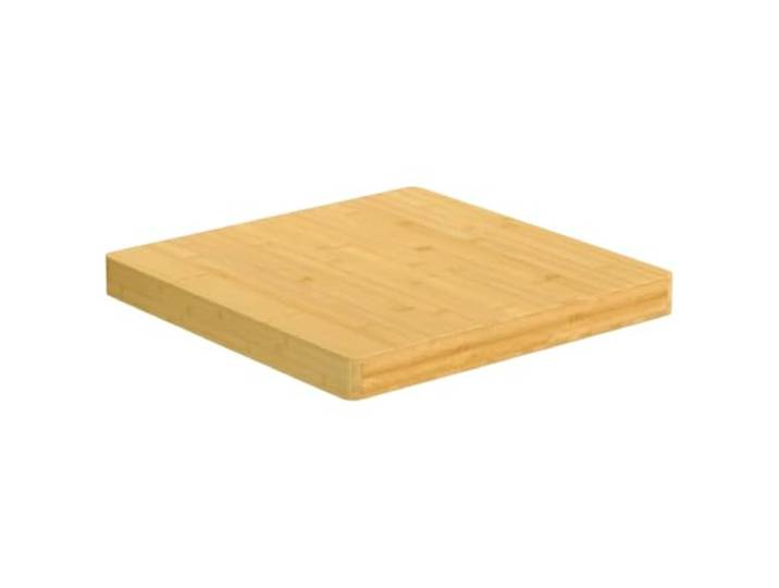 GKHPYURE Tischplatte 60 x 60 x 4 cm aus Bambus mit lackiertem Finish Bambus lackiert, abgerundete Ecken, pflegeleichte Oberfläche, Mehrzweckverwendung, 60 x 60 x 4 cm