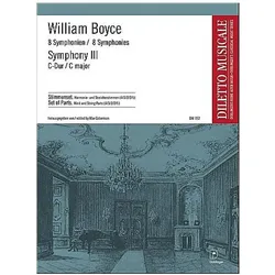 Sinfonie C-Dur Nr.3 für Orchester Stimmenset (Harmonie und 4-3-2-2-1), Fachbücher