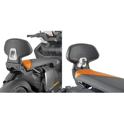 Givi TB, Beifahrer-Rückenlehne - Schwarz/Silber