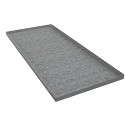 Metallplatte zum Abdecken der Holzarbeitsplatte der Simonrack Werkbank 1500x750 mm VERZINKT