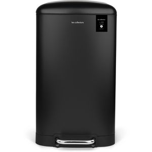 Les-Collectors Mülleimer N705, schwarz, aus Edelstahl, 30 Liter