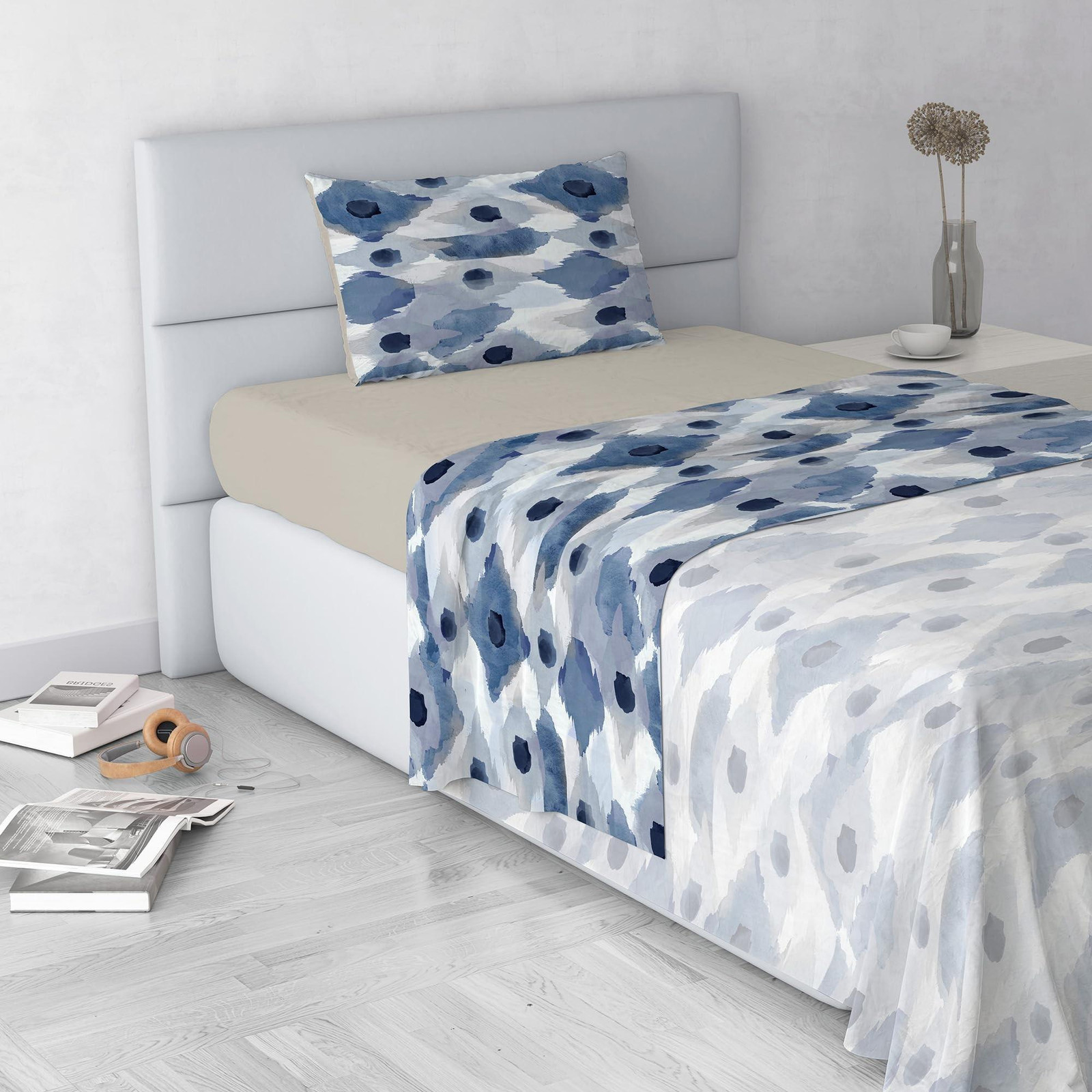 Italiaanse Mode Bedlinnen Set van Microfibre voor Eenpersoonsbed