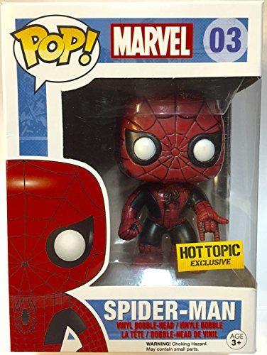 Funko Pop! Marvel Spider-Man Bobble-Head Figuur - Rood en Zwart
