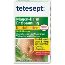 TETESEPT Magen-Darm Entspannung Kautabletten 20 St