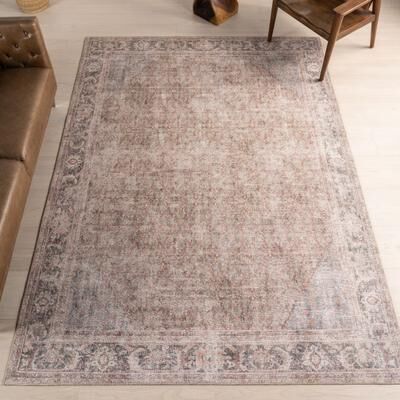 Nuloom Hillstone Collection Traditional Vintage Medallion Area Rug