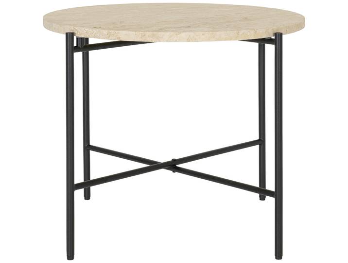 Beistelltisch Kim beige Stein B 60 H 38 cm - Beistelltisch