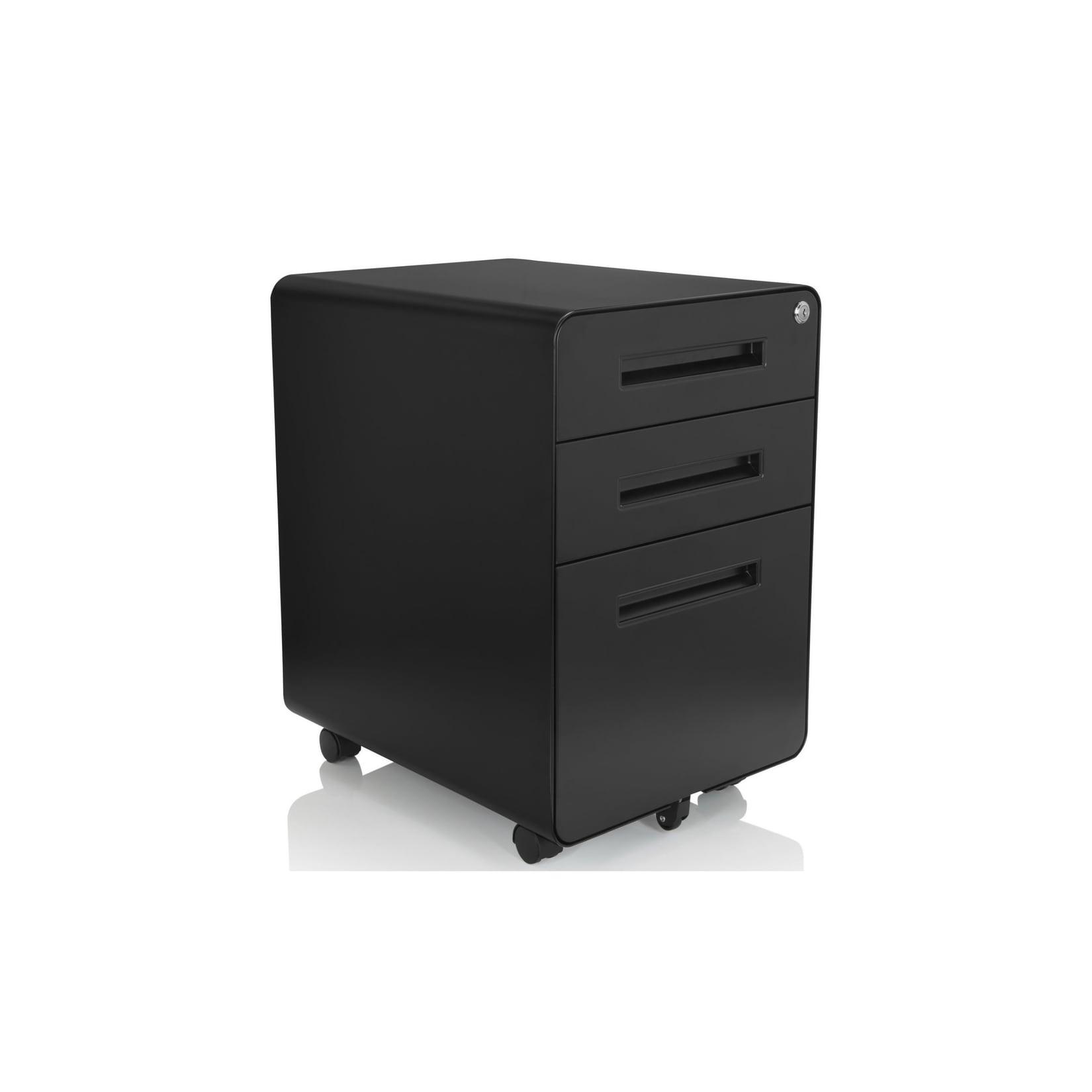hjh OFFICE Rollcontainer COLOR PLUS I Stahl