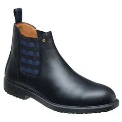 ESD Sicherheits-Chelsea-Boot S1 OFFICER 70, Weite XB, Größe 43 - schwarz - 43