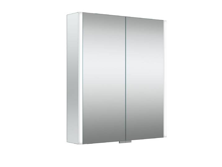 Spiegelschrank WELLTIME Ahus , transparent (gespiegelt), B:60cm H:70cm T:13cm, Schränke, Spiegelschrank, mit Soft-Close-Funktion, inklusive Beleuchtung, Breite 60 cm, FSC