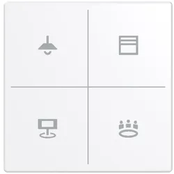 Busch-Jaeger LFW/A.0.63.11-CK Abdeckung Keypad, kundenspezifisch, Format 63 - solo/future 2CKA006199A0040 LFWA06311CK