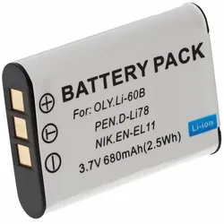 AccuCell Akku passend für Ricoh DB-L70, DB-80, R50 Akku