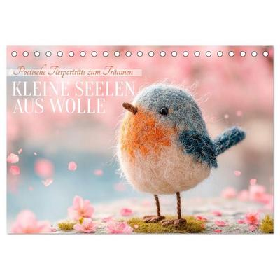 Kleine Seelen aus Wolle (Tischkalender 2027 DIN A5 quer), CALVENDO Monatskalender