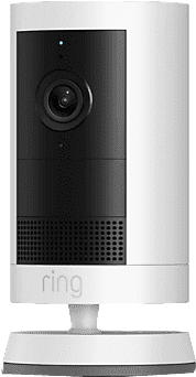 RING Cámara de vigilancia IP - Amazon Outdoor Camera Plus Battery, 2K, Función visión nocturna, Comunicación bidireccional, Blanco