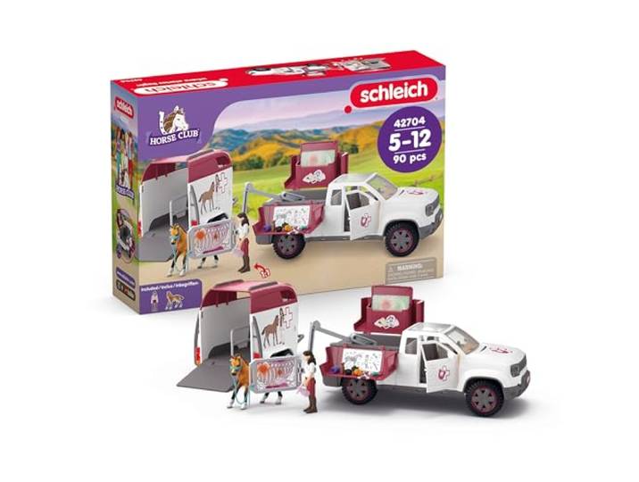 schleich HORSE CLUB Mobiele dierenarts met trailer 42704 vanaf 5 jaar