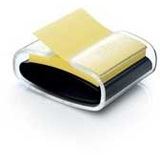 Post-it Z-Notes Spender, schwarz/transparent, bestückt