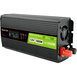 GreenCell, Spannungswandler, Przetwornica LCD /1000W Czysty sinus z wywietlaczem