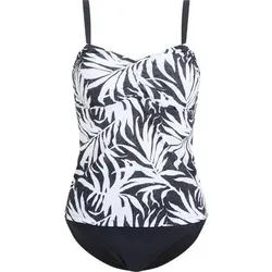 FIREFLY Damen Bikini Da.-Tankini Melany W Abstract Garden, Größe 40C in Schwarz Schwarz