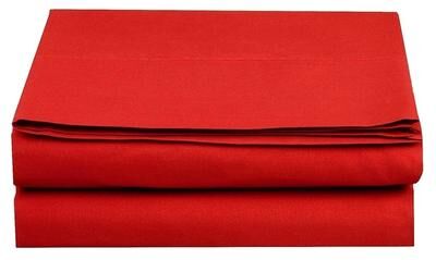 Elegant Comfort Super Soft and Wrinkle-Free Flat Sheet 100% HYPOALLERGENIC