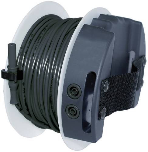 Benning TA 5 Sicherheits-Messleitung Lamellenstecker 4 mm Buchse 4 mm 40.00 m Schwarz 1 St.