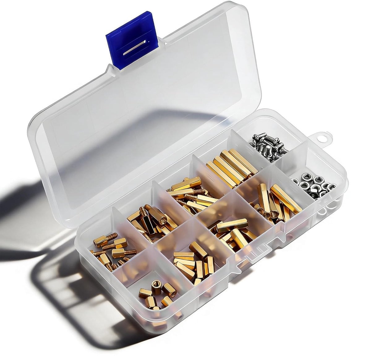 120 stuks M3 messing spacer standoff set voor computer modificatie en creatief knutselen