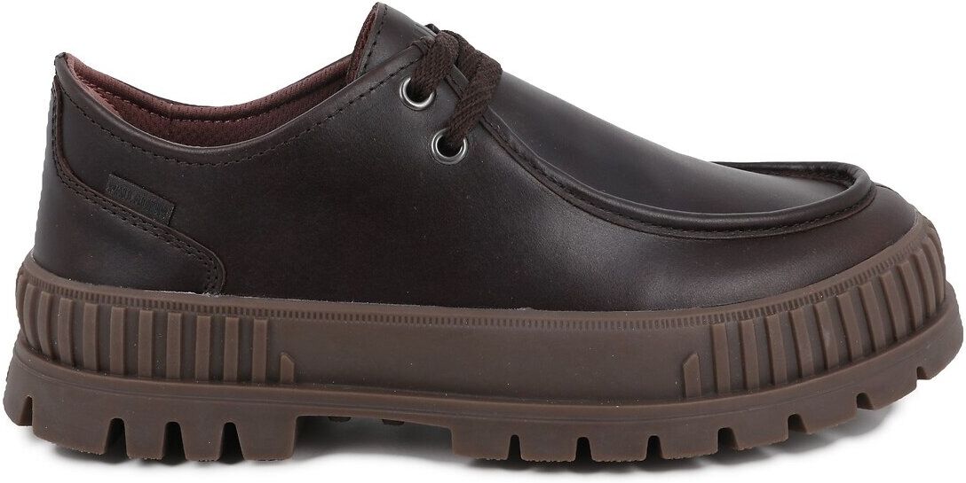 PALLADIUM Mocassins à lacets Pallashock Moc LTH en cuir