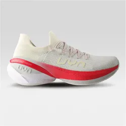 UYN Locky Laufschuhe mit roter Sohle Herren W148 - off white 41.5