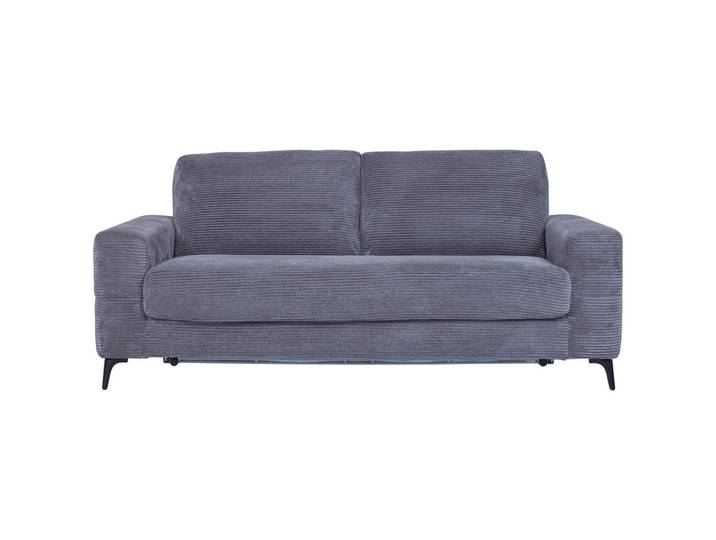 Carryhome Schlafsofa, Dunkelgrau, Metall, 2-Sitzer, 204x89x98 cm, Armteil links, rechts, Kinderzimmer & Jugendzimmer, Jugendmöbel, Jugendsofas