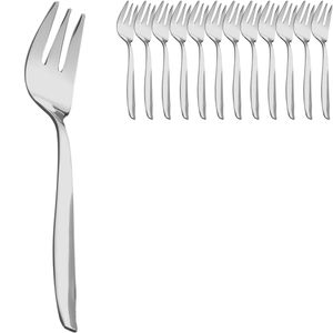 Esmeyer Kuchengabeln Laura 176-020, silber poliert, Edelstahl 18/0, 14,5 cm, 12 Stück